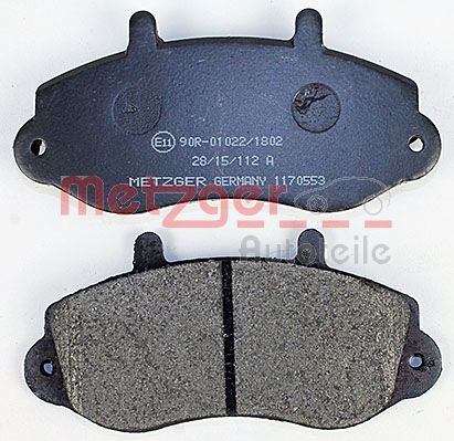 METZGER 1170553 Bremsbelagsatz, Scheibenbremse
